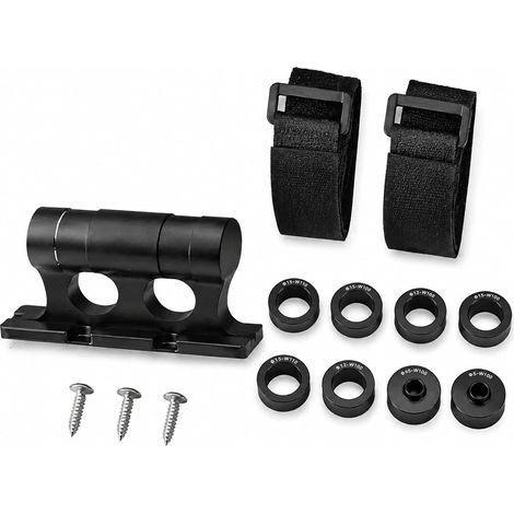 1 lot de fourche avant de vélo, support de fourche de vélo, bloc de montage polyvalent pour camion, remorque, SUV, porte-bagages, pour un transport sûr (1/5)