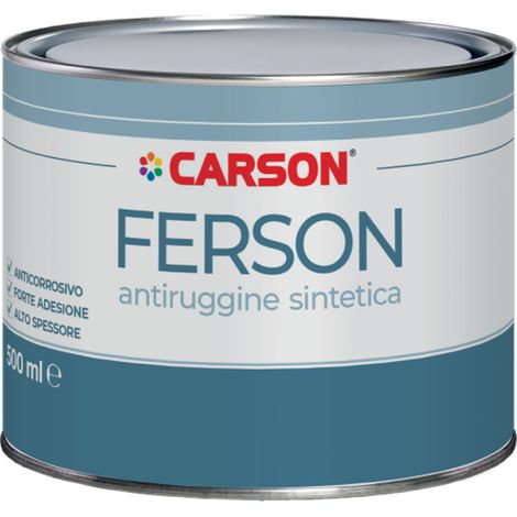 Ferson antiruggine ai fosfati di zinco per ferro 500 ml - Carson GRIGIO RAL 7001 (1/4)