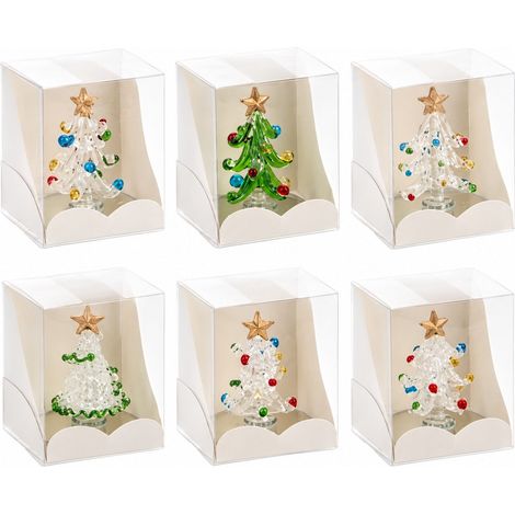 Ad Trend Mini Albero di Natale Decorativo Assortito H6,5 x 5,5 cm 1 Pz – Decorazione Natalizia (1/2)