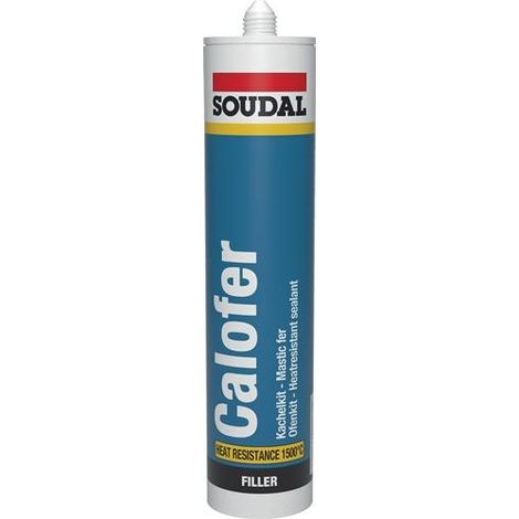 Sellador  Calofer  cartucho  300ml  antracita  SOUDAL (1/2)