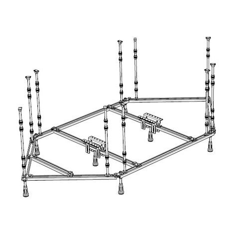 Hoesch 121932 Pièce jointe pied pour chauffe-eau hexagonal