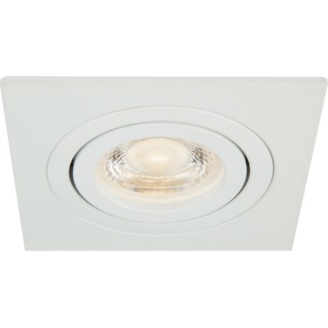 Apparecchio di illuminazione Ozzo mino 222-WH quadrato IP20 in alluminio bianco (1/4)