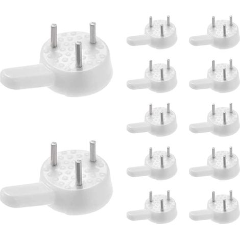 Packung mit 50 spurlosen, unsichtbaren Bilderhaken aus stabilem Kunststoff. – AquaForge (1/5)