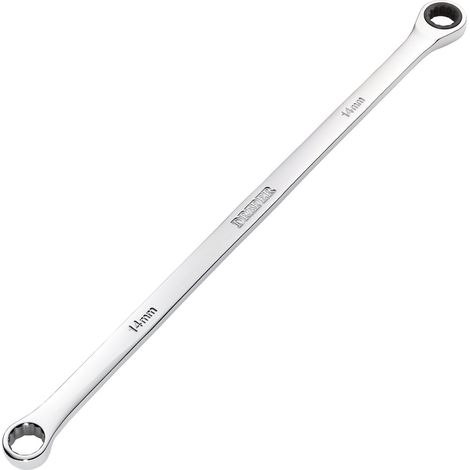 Draper 27770 Draper HI-TORQ Metric Extra-Long Double Ring Ratchet Spanner, 14mm (1/2)