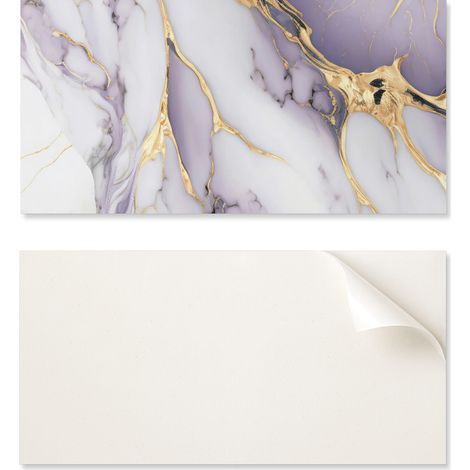 Panel de pared de vinilo para decoraci贸n de interiores modernos, 100x50 cm, con estampado abstracto de vetas.