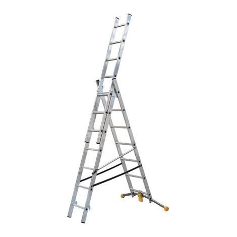 ESCALERA ALUMINIO TRIPLE COMBINADA HOBBYLOT