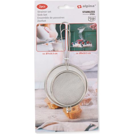 Set de tamis ALPINA, lot de 2
