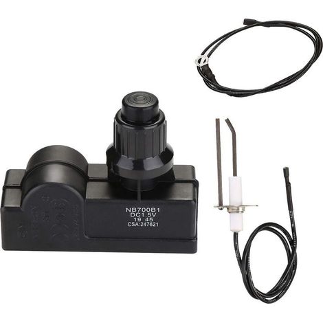 Kit d'allumage pour barbecue Charbroil, Kenmore, Broil-Mate, Broil King, Nexgrill Pièces de rechange pour allumeur de barbecue universel 2 prises (1/5)
