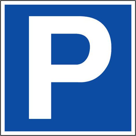 Panneau P (parking) - Rigide 200x200mm - 4220161