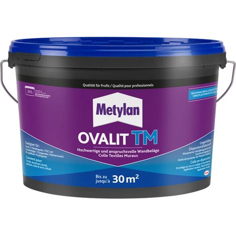 Metylan Ovalit TM Wandbelagskleber 5 kg Dispersionsklebstoff