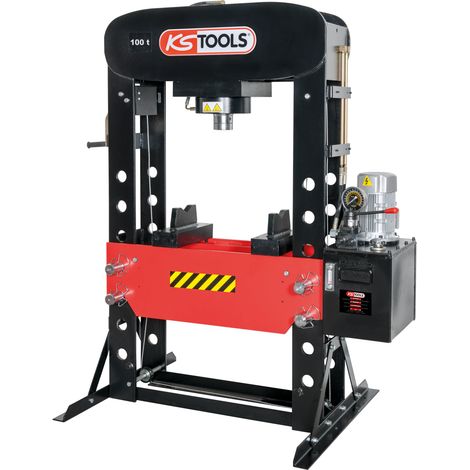 KS Tools - Presse hydraulique d'atelier 100t motorisée - 160.0117