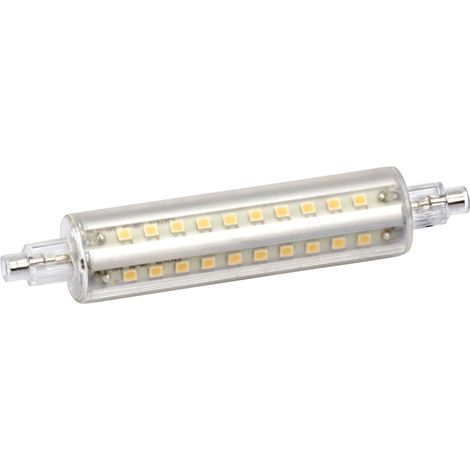 Lpe R7s 118mm, 360°, LED 10W 3000K 1000lm, Cl.énerg.F, 30000H, dimmable (1/5)