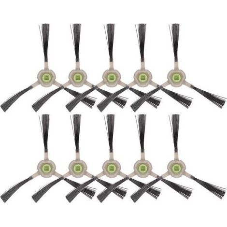 (10 pièces) Brosse latérale pour Lefant M1, M320, M310, M210B M213S M210S M210 M213 OKP K2 K3 K3A K4 K5, kit de brosse latérale pour aspirateur robot, accessoire de brosses latérales de remplacement (1/5)