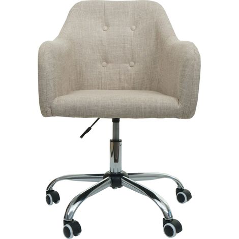 Chaise de bureau HWC-L92, chaise pivotante chaise de bureau chaise d'ordinateur fauteuil de bureau chaise, avec accoudoi (1/5)