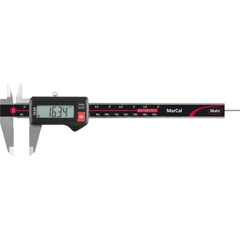 Mahr Calibrador digital de acero inoxidable 150 mm