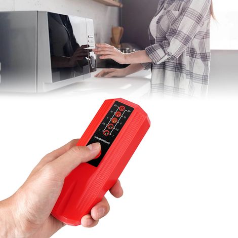 Testeur de champ magnétique, testeur de rayonnement électromagnétique, rouge (1/5)