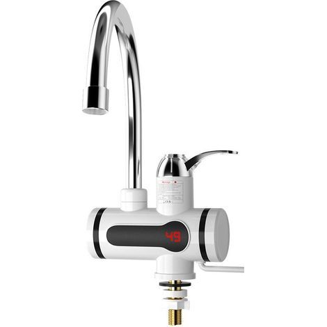 Robinet électrique 3000 W pour cuisine, jardin, salle de bain, caravane et camping (1/4)