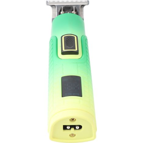 Tondeuse à cheveux rechargeable avec tête de coupe gravée et écran LCD pour coiffeur professionnel (1/5)