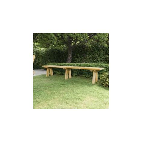 Banc de jardin 220cm bois de pin massif imprégné (1/5)