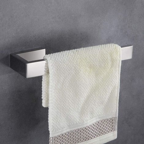 Anneau porte-serviettes Porte-serviettes 304 de Acier Inoxydable de montage surface brossée support de serviettes Accessoirs WC Salles de Bains (1/5)