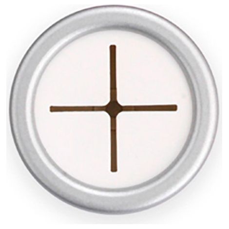 Patère Torchons Ronde Adhésive Chrome Mat Fixation Adhésive Puissante, Design Chrome Mat - Inofix (1/3)