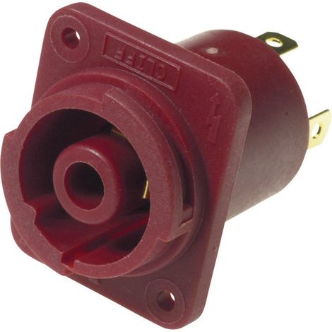 Cliff FCR2069 Netz-Steckverbinder FC Buchse, Einbau vertikal Gesamtpolzahl: 3 + PE 20 A Rot 1 St.