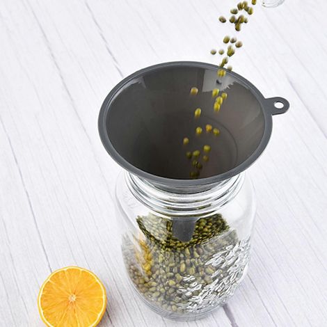 Entonnoirs de remplissage de bouteilles en PP, accessoires de cuisine pour eau, huile et liquides (1/4)