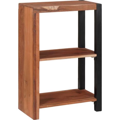 Bücherregal Braun 50 x 30 x 75 cm Massivholz Akazie