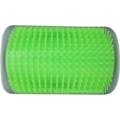 Chat Auto Toilettage Brosse Wedge Massage Peigne Jouets pour Chats - Vert (1/5)