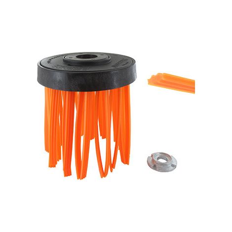 Testa plastica spazzola filo nylon decespugliatore UNIVERSEL