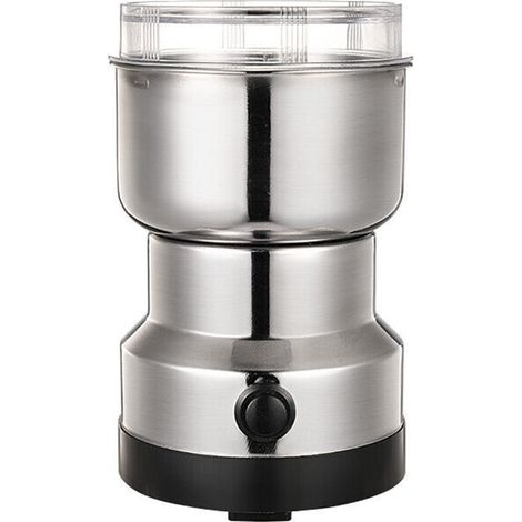 Moulin À Café Électrique - Lames En Acier Inoxydable - Cuve De Broyage De 300 Ml - Puissance 100 À 200 W - Pour Café Et Épices - 1 Pièce (1/5)