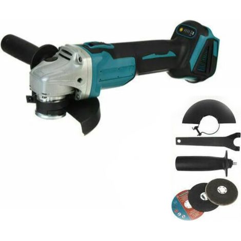 Akku-Winkelschleifer für 18 V Li-Ion-Akku und Scheibendurchmesser 125 mm, Schnitttiefe 33 mm, bürstenloser Winkelschleifer mit Quick-Fix-Nut
