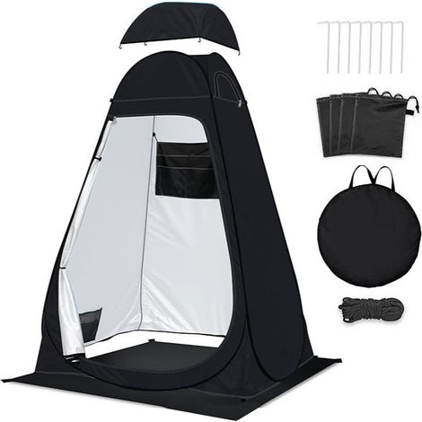 Tente de Douche Toilette Cabine de Douche Portable Camping pour vestiaire (1/5)