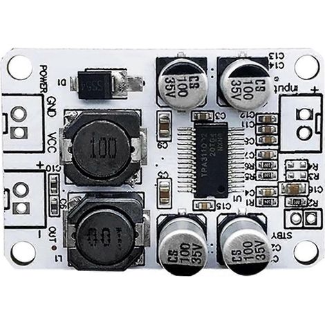 Carte d'amplification TPA3110, module d'amplification numérique mono 30 W (1/5)