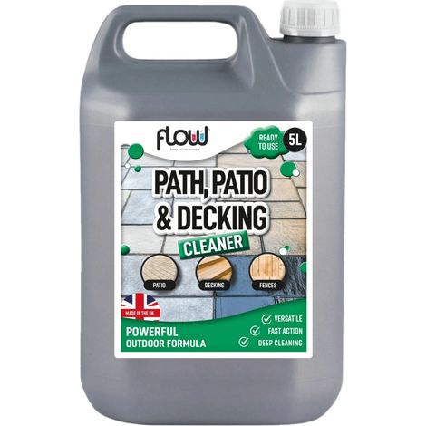 Patio and Path Cleaner 5L Acetic Acid Outdoor Cleaner Concentrated Driveway Garden Surface Cleaner
