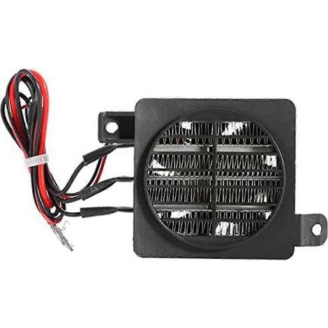 PTC-Lüfterheizung, thermostatische Keramik, schnelles Aufheizen, Luftentfeuchtung, DIY-Zubehör (24V 200W) (1/5)