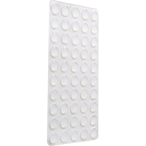 butées de porte adhésives en silicone transparent 13 x 5 5