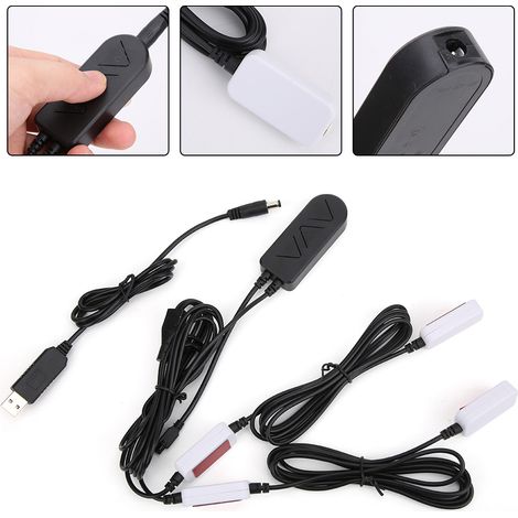 Lampe d'ambiance intérieure de voiture 4 en 1 5 V/12 V, 7 couleurs réglables, commande vocale, lampe clignotante, prise USB (1/5)