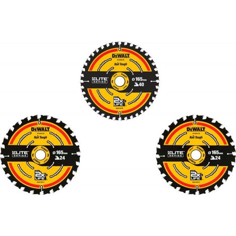 DeWALT - 3-teiliges Sägeblatt-Set DT10397