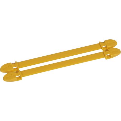 PORTE-REPÈRES DUPLIX 14 CARACTÈRES JAUNE LEGRAND 038464