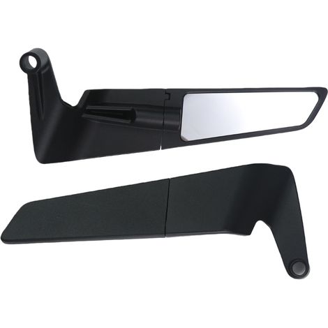 Motorcycle rearview mirror made of aluminum alloy, universally applicable for street motorcycles, sports motorcycles, windvane motorcycles and electric vehicles high-resolution rearview mirror. (1/3)