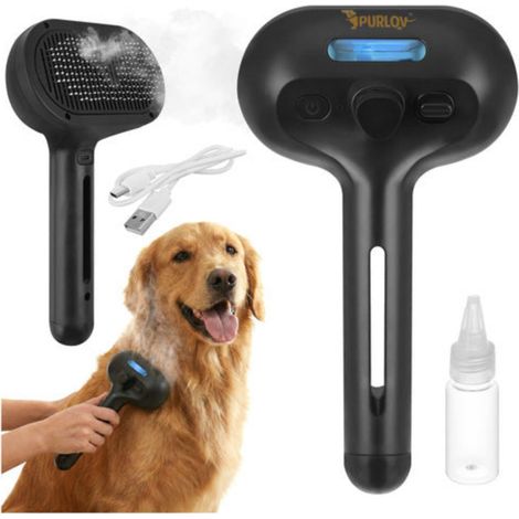 Brosse vapeur Purlov pour animaux de compagnie