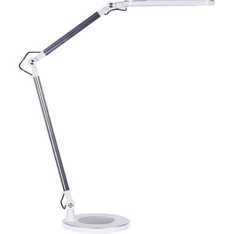 Lámpara de mesa LED de metal plateado interruptor táctil oficina estudio Grus (1/5)