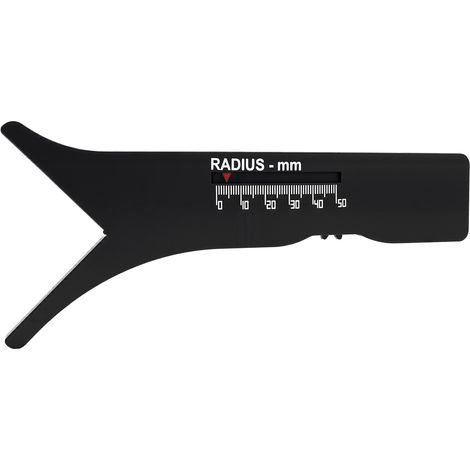 Gabarit de mesure à rayon de courbure coulissant, outil portable multifonctionnel (1/5)