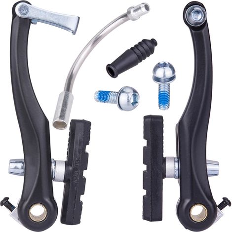 Convient aux kits d'étriers de freins V-brake en alliage d'aluminium pour VTT équipés de freins V-brake linéaires. (1/5)