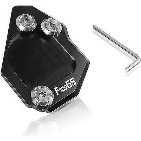 Für Bmw F650gs F 650 Gs Twin Motorradzubehör Seitenständervergrößerer F700gs 2008 2009 2010 2011 2012 2013 2014 2015 2016 2017 – schwarzes F700GS-Logo (1/5)