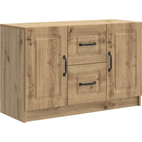 Sideboard Artisan Oak 89 x 34.5 x 57 cm Engineered Wood vidaXL