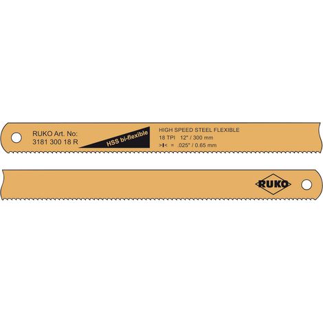 Handsägeblatt HSS bi-flexible RUKO 318130024R