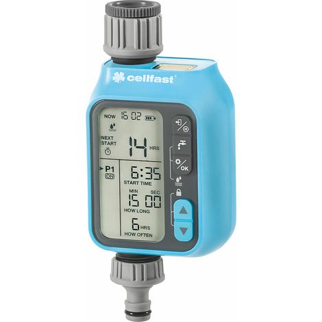 Cellfast Chronos Ideal programmato per l'irrigazione blu grigio (1/3)