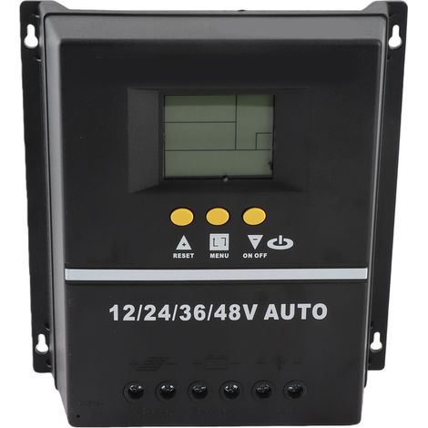 Toivize 60A MPPT-Solarladeregler mit LCD-Display, 12/24/36/48 V, 100-V-PV-Eingang, USB-Anschlüssen, intelligenter Ladefunktion und Lithium-Blei-Säure-Batterie (1/5)